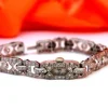 Online Pamono Art Deco Style Platinum Watch with Brilliant-Cut Diamonds