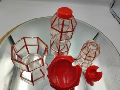Sale Pamono Art Deco Sugar & Salt Bowl and Pepper Container, 1950s, Set of 3