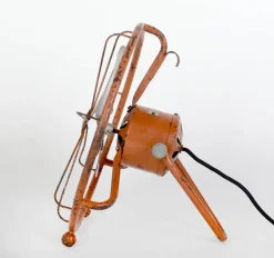 Pamono Art Deco Table Fan attributed to Peter Behrens for Aeg Elektro Praga, 1930s><noscript><img width=