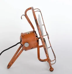 Pamono Art Deco Table Fan attributed to Peter Behrens for Aeg Elektro Praga, 1930s><noscript><img width=