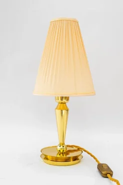 Online Pamono Art Deco Table Lamp with Fabric Shade, Vienna, 1920s