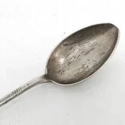 Pamono Art Deco Tea Silver Spoon, 1930s><noscript><img width=