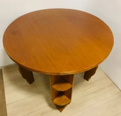 Hot Pamono Art Deco Teak Game Table, Italy, 1930s