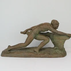 Clearance Pamono Art Deco Terracotta Sculpture by Ugo Cipriani, 1930s