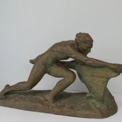 Clearance Pamono Art Deco Terracotta Sculpture by Ugo Cipriani, 1930s