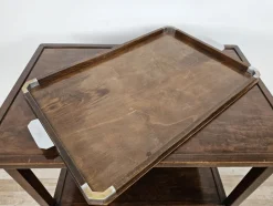 Pamono Art Deco Tray in Wood and Metal by Fada Asiago, 1930> Trays