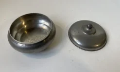 Pamono Art Deco Trinket Jar in Pewter by Just Andersen, 1930s><noscript><img width=