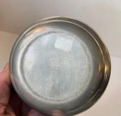 Pamono Art Deco Trinket Jar in Pewter by Just Andersen, 1930s><noscript><img width=