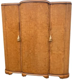 Clearance Pamono Art Deco Triple Wardrobe by Harry and Lou Epstein, 1930s