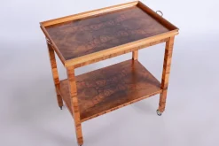 Pamono Art Deco Trolley in Walnut, 1930s> Serving Bar Carts & Trolleys