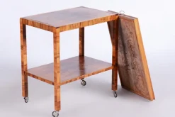 Pamono Art Deco Trolley in Walnut, 1930s><noscript><img width=