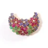 Sale Pamono Art Deco Tutti Frutti Clip Brooch from Cartier