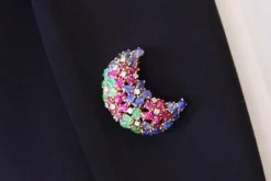 Sale Pamono Art Deco Tutti Frutti Clip Brooch from Cartier