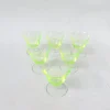 Pamono Art Deco Uranium Glass Liqueur Glasses, 1920s, Set of 6> Glassware