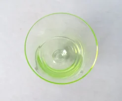 Pamono Art Deco Uranium Glass Liqueur Glasses, 1920s, Set of 6><noscript><img width=