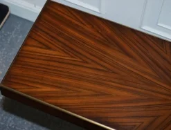 Hot Pamono Art Deco Vancucci Sunburst Console Table by Theodore Alexander