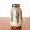 Pamono Art Deco Vase in Green and Gray Glazed Ceramic by Edouard Grégoire, 1920s> Vases