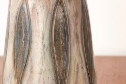 Pamono Art Deco Vase in Green and Gray Glazed Ceramic by Edouard Grégoire, 1920s> Vases