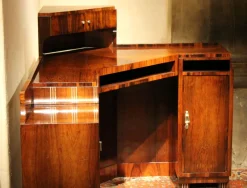 Pamono Art Deco Veneer Writing Desk or Vanity Table, 1920s><noscript><img width=