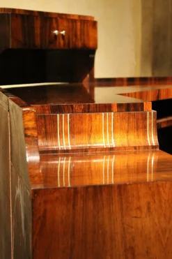Pamono Art Deco Veneer Writing Desk or Vanity Table, 1920s><noscript><img width=
