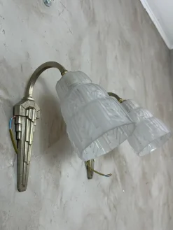 Pamono Art Deco Wall Lights, 1930, Set of 2><noscript><img width=