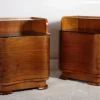 Outlet Pamono Art Deco Walnut Bedside Tables by Jindrich Halabala for Up Zavody, 1940s, Set of 2