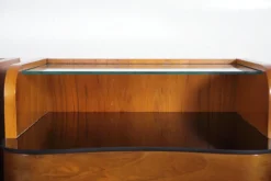 Outlet Pamono Art Deco Walnut Bedside Tables by Jindrich Halabala for Up Zavody, 1940s, Set of 2