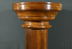 Pamono Art Deco Walnut Column, 1930><noscript><img width=