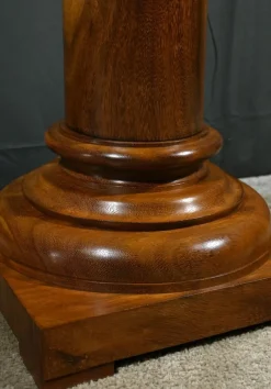 Pamono Art Deco Walnut Column, 1930><noscript><img width=