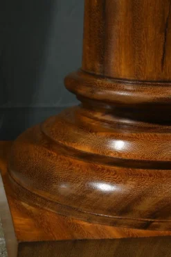 Pamono Art Deco Walnut Column, 1930><noscript><img width=