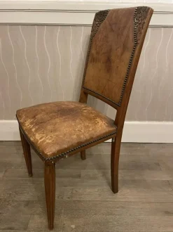 New Pamono Art DEco Walnut Dining Tables and Chairs, Set of 12