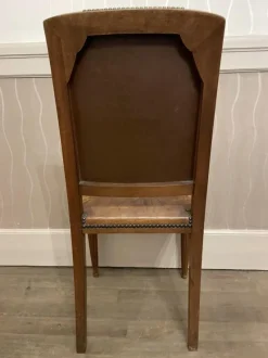New Pamono Art DEco Walnut Dining Tables and Chairs, Set of 12