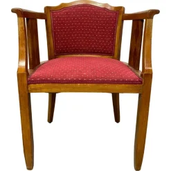 Sale Pamono Art Deco Walnut Office Chair, 1930s