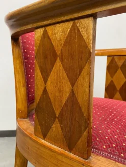 Sale Pamono Art Deco Walnut Office Chair, 1930s