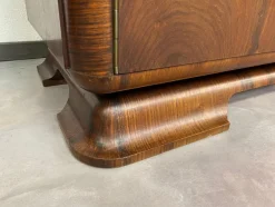 Clearance Pamono Art Deco Walnut Showcase, 1930s