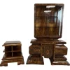 Hot Pamono Art Deco Walnut Showcase, 1930s, Set of 2