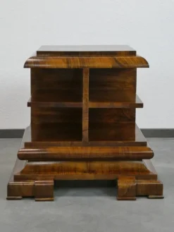 Hot Pamono Art Deco Walnut Showcase, 1930s, Set of 2