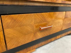 Pamono Art Deco Walnut Showcase, 1930s