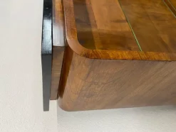 Pamono Art Deco Walnut Showcase, 1930s