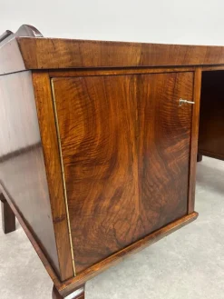 Pamono Art Deco Walnut Writing Desk, 1930s><noscript><img width=