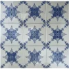 Outlet Pamono Art Deco White and Blue Glazed Tiles by Le Glaive, 1920