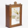 Pamono Art Deco Wooden Apothecary Cabinet with Beveled Mirror and Shelves, 1940s> Shelves & Wall Units