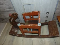 Pamono Art Deco Wooden Duck, Rocker, 1920s> Children's Chairs