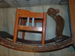 Pamono Art Deco Wooden Duck, Rocker, 1920s><noscript><img width=