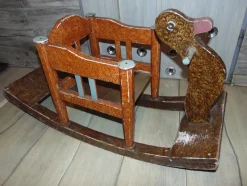 Pamono Art Deco Wooden Duck, Rocker, 1920s><noscript><img width=