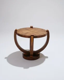 Online Pamono Art Deco Wooden Pedestal Table, 1930s