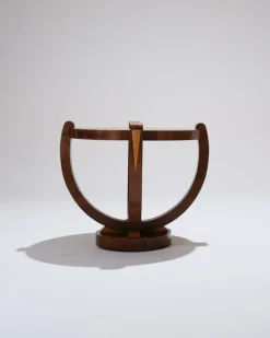 Online Pamono Art Deco Wooden Pedestal Table, 1930s