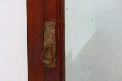 Pamono Art Deco Wooden Shaving Cabinet with Beveled Mirror, France, 1920s><noscript><img width=