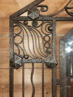 Pamono Art Deco Wrought Iron Cloakroom><noscript><img width=