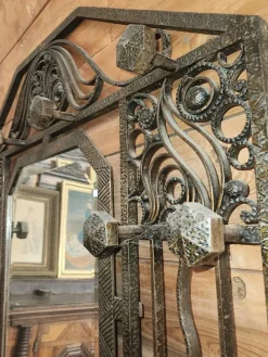 Pamono Art Deco Wrought Iron Cloakroom><noscript><img width=